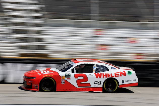 BRISTOL, TN - APRIL 11: Jesse Love ( 2 Richard Childress Racing Whelen Chevrolet) drives down the front stretch during practice for the NASCAR, Motorsport, USA O Reilly Auto Parts Series Suburban Propane 300 on April 11, 2026 at Bristol Motor Speedway in Bristol, TN. (Photo by Jeff Robinson Icon Sportswire) AUTO: APR 11 NASCAR O’Reilly Auto Parts Series Suburban Propane 300 EDITORIAL USE ONLY Icon2604111899300