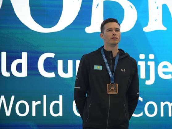 FIG APPARATUS WORLD CUP 2026 (CRO),Finals Day 1 (MAG, WAG), Hall Gradski vrt , Osijek, Croatia, 11.04.2026 KURBANOV Nariman (KAZ) won 3 place during FIG APPARATUS WORLD CUP 2026 (CRO),Final Day 1, Pommel Horse (MAG), Hall Gradski vrt , Osijek, Croatia, 11.04.2026 *** FIG APPARATUS WORLD CUP 2026 CRO ,Finals Day 1 MAG, WAG , Hall Gradski vrt , Osijek, Croatia, 11 04 2026 KURBANOV Nariman KAZ won 3 place during FIG APPARATUS WORLD CUP 2026 CRO ,Final Day 1, Pommel Horse MAG , Hall Gradski vrt , Osijek, Croatia, 11 04 2026 Copyright: xBEAUTIFULxSPORTS Stanusicx