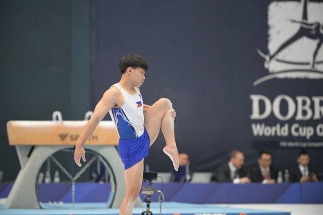 FIG APPARATUS WORLD CUP 2026 (CRO),Finals Day 1 (MAG, WAG), Hall Gradski vrt , Osijek, Croatia, 11.04.2026 YULO Karl Jahrel Eldrew (PHI) during FIG APPARATUS WORLD CUP 2026 (CRO),Final Day 1, FLOOR (MAG), Hall Gradski vrt , Osijek, Croatia, 11.04.2026 *** FIG APPARATUS WORLD CUP 2026 CRO ,Finals Day 1 MAG, WAG , Hall Gradski vrt , Osijek, Croatia, 11 04 2026 YULO Karl Jahrel Eldrew PHI during FIG APPARATUS WORLD CUP 2026 CRO ,Final Day 1, FLOOR MAG , Hall Gradski vrt , Osijek, Croatia, 11 04 2026 Copyright: xBEAUTIFULxSPORTS Stanusicx