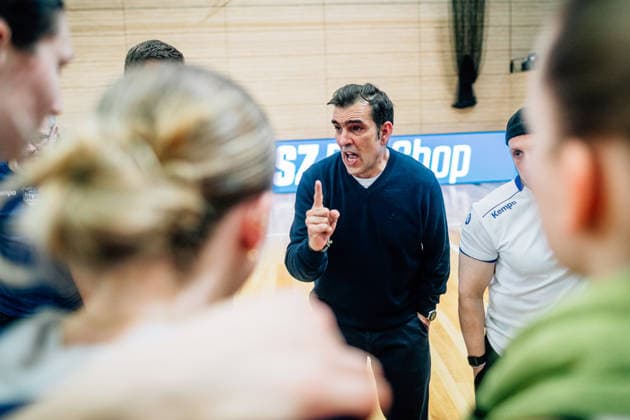 BB 1BL Women Syntainics MBC Lions BC Pharmaserv Marburg Jose Araujo BC Pharmaserv Marburg during the 2025 2026 season in the semi-final playoff in game 1 of 5 in the DBBL Toyota Bundesliga Syntainics MBC Lions and BC Pharmaserv Marburg at the SWH Arena on April 11, 2026 in Halle Saale, Sachsen Anhalt, Germany