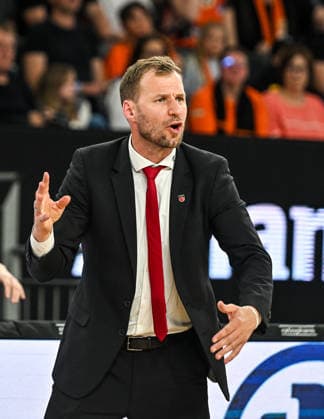 GER, BBL, ratiopharm Ulm vs BMA 365 Bamberg Baskets 11 04 2026, ratiopharm arena, Neu Ulm, GER, BBL, ratiopharm Ulm vs BMA 365 Bamberg Baskets, in the picture Anton Gavel Bamberg nordphotoxGmbHx xHafner nph00200