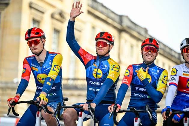 Swedish Jakob Soderqvist of Lidl-Trek pictured before the men s Paris-Roubaix cycling race, Sunday 12 April 2026, around Roubaix, France. The 123rd edition of Paris-Roubaix cycling races will take on Sunday, with the women riding 143,1 km the men riding 258,3 km on Sunday. JASPERxJACOBS  x170543923x