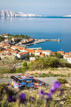 AUTO - WRC, Motorsport Rallye, WM - CROATIA RALLY 2026 16 Adrien FOURMAUX, Alexandre CORIA, Hyundai I20 Rally1, action during the Croatia Rally 2026, 4th round of the 2026 WRC World Rally Car Championship, from April 9 to 12, 2026 at Rijeka, Croatia - RijekaCroatia  Copyright: xNikosxKatikisx