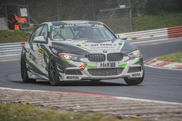 Guilherme Oliveira & Lluc Ibanez Trullols & Max Reis & Nil Montserrat Simo (Manheller Racing) auf der Rennstrecke am Nürburgring Action am Nürburgring in der NLS *** Guilherme Oliveira Lluc Ibanez Trullols Max Reis Nil Montserrat Simo Manheller Racing on the race track at the Nürburgring Action at the Nürburgring in the NLS Copyright: xMichaelxSchäferx