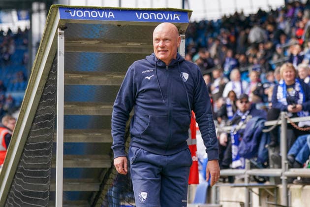 Germany Soccer 2 Bundesliga 2025 2026, Matchday 29 VfL Bochum vs Eintracht Braunschweig Vonovia Ruhrstadion Uwe Rösler Uwe Roesler Uwe Rosler Coach, VfL Bochum Copyright: xJOERANxSTEINSIEKx