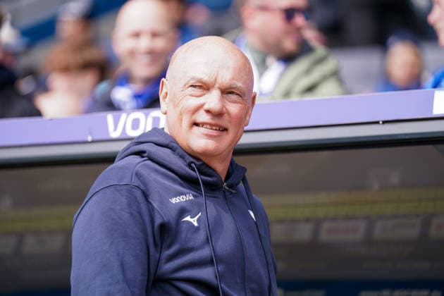 Germany Soccer 2 Bundesliga 2025 2026, Matchday 29 VfL Bochum vs Eintracht Braunschweig Vonovia Ruhrstadion Uwe Rösler Uwe Roesler Uwe Rosler Coach, VfL Bochum Copyright: xJOERANxSTEINSIEKx