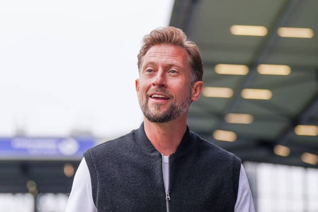 Germany Soccer 2 Bundesliga 2025 2026, Matchday 29 VfL Bochum vs Eintracht Braunschweig Vonovia Ruhrstadion Lars Kornetka Coach, Eintracht Braunschweig Facial expression, facial expression, emotion Copyright: xJOERANxSTEINSIEKx
