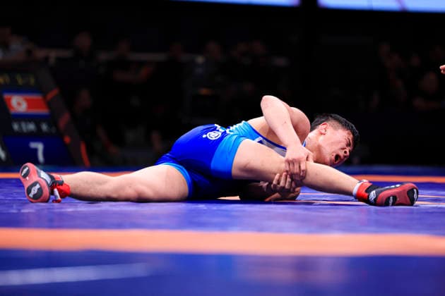 Senior Wrestling Asian Championships 61kg FS Kwang Myong Kim PRK
