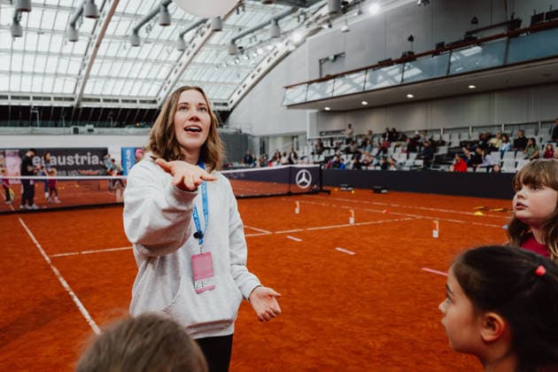 TENNIS - WTA, Tennis Damen Upper Austria Ladies Linz LINZ,AUSTRIA,12.APR.26 - TENNIS - WTA Tour, Upper Austria Ladies Linz. Image shows participants.  GEPAxpictures xAlexanderxSolc