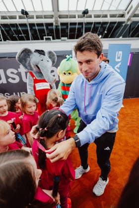 TENNIS - WTA, Tennis Damen Upper Austria Ladies Linz LINZ,AUSTRIA,12.APR.26 - TENNIS - WTA Tour, Upper Austria Ladies Linz. Image shows participants.  GEPAxpictures xAlexanderxSolc