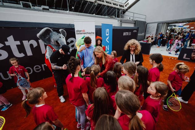 TENNIS - WTA, Tennis Damen Upper Austria Ladies Linz LINZ,AUSTRIA,12.APR.26 - TENNIS - WTA Tour, Upper Austria Ladies Linz. Image shows participants.  GEPAxpictures xAlexanderxSolc