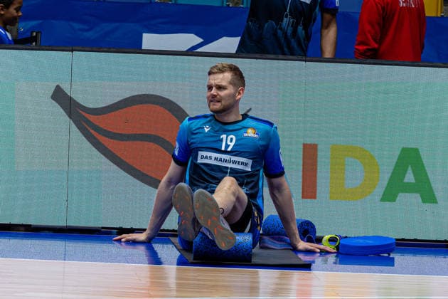 Basketball Bundesliga BBL, Frankfurt Skyliners vs MLP Academics Heidelberg, Süwag Energie Arena Frankfurt am Main 12 04 2026 Basketball Bundesliga BBL, Frankfurt am Main, Germany 12 04 2026 Till Pape Frankfurt Skyliners, 19 at the Warm Up, Basketball Bundesliga BBL, Game of Frankfurt Skyliners vs MLP Academics Heidelberg, Süwag Energie Arena Frankfurt am Main Copyright: xBEAUTIFULxSPORTS Freudensteinx