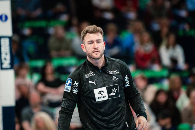 HBL HSV Hamburg vs THW Kiel, 12 04 2026 Gonzalo PÃ rez de Vargas THW Kiel, 1 HBL HSV Hamburg vs THW Kiel on 12 04 2026 at Barclays Arena, Hamburg Copyright: xBEAUTIFULxSPORTS Tonhäuserx