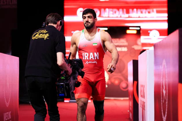 Senior Wrestling Asian Championships 86kg FS Kamran Ghorban Ghasempour IRI