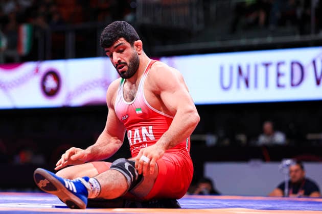 Senior Wrestling Asian Championships 86kg FS Kamran Ghorban Ghasempour IRI