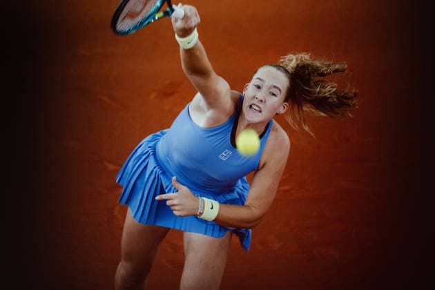 TENNIS - WTA, Tennis Damen Upper Austria Ladies Linz LINZ,AUSTRIA,12.APR.26 - TENNIS - WTA Tour, Upper Austria Ladies Linz. Image shows Mirra Andreeva (RUS).  GEPAxpictures xAlexanderxSolc