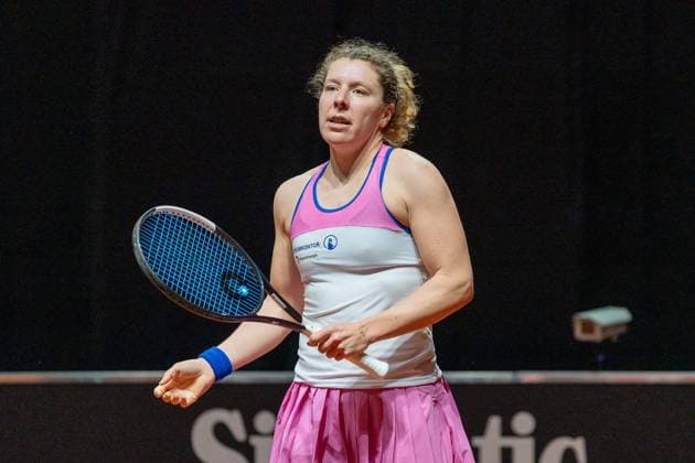 Anna Lena Friedsam, disappointed, dissatisfied, Zeynep Sonmez vs Anna Lena Friedsam, Tennis, ATP Tournament, WTA 500, Porsche Tennis Grand Prix, Court 1, Qualification, 12 04 2026, Zeynep Sonmez vs Anna Lena Friedsam, Tennis, ATP Tournament, WTA 500, Porsche Tennis Grand Prix, Court 1, Qualification, 12 04 2026, Stuttgart Copyright: xEibner-Pressefoto EdwardxCheungx EP_ECG