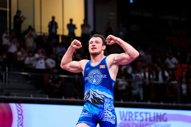 Senior Wrestling Asian Championships 92kg FS Iakov Chaplin KGZ