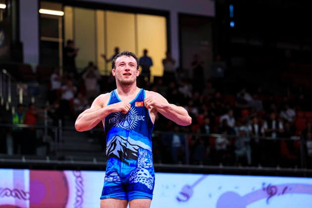 Senior Wrestling Asian Championships 92kg FS Iakov Chaplin KGZ