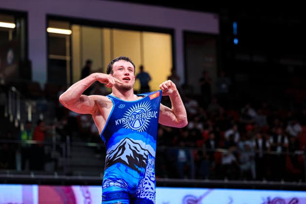 Senior Wrestling Asian Championships 92kg FS Iakov Chaplin KGZ