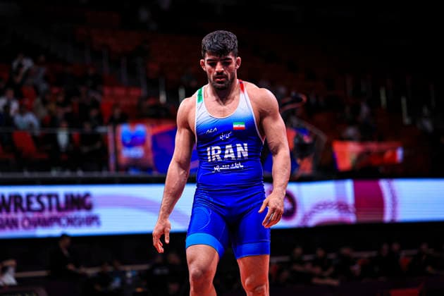 Senior Wrestling Asian Championships 92kg FS Mohammadmobin Gholamali Azimi IRI