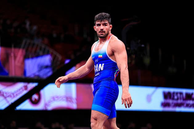 Senior Wrestling Asian Championships 92kg FS Mohammadmobin Gholamali Azimi IRI