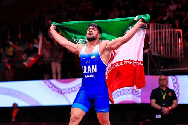 Senior Wrestling Asian Championships 92kg FS Mohammadmobin Gholamali Azimi IRI