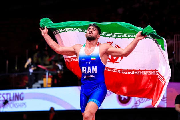 Senior Wrestling Asian Championships 92kg FS Mohammadmobin Gholamali Azimi IRI