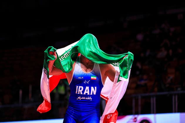 Senior Wrestling Asian Championships 92kg FS Mohammadmobin Gholamali Azimi IRI