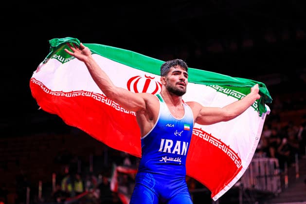 Senior Wrestling Asian Championships 92kg FS Mohammadmobin Gholamali Azimi IRI
