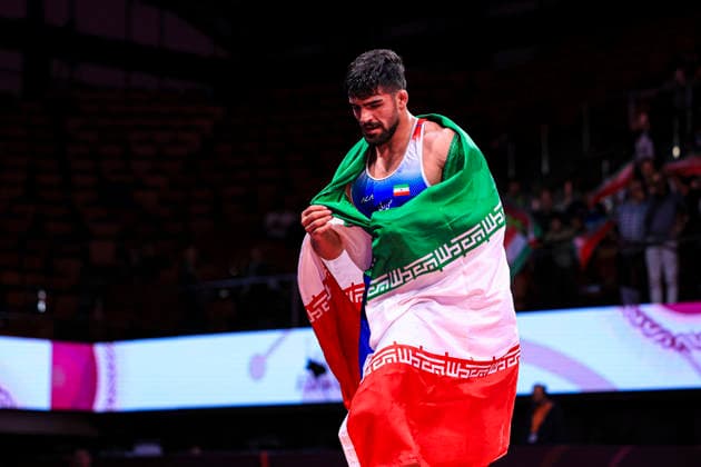 Senior Wrestling Asian Championships 92kg FS Mohammadmobin Gholamali Azimi IRI