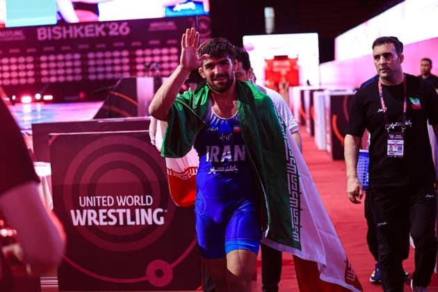 Senior Wrestling Asian Championships 92kg FS Mohammadmobin Gholamali Azimi IRI