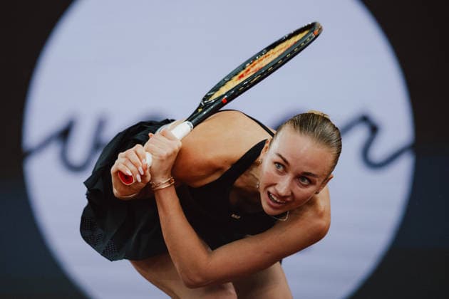 TENNIS - WTA, Tennis Damen Upper Austria Ladies Linz LINZ,AUSTRIA,12.APR.26 - TENNIS - WTA Tour, Upper Austria Ladies Linz. Image shows Anastasia Potapova (AUT).  GEPAxpictures xAlexanderxSolc
