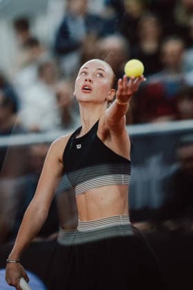 TENNIS - WTA, Tennis Damen Upper Austria Ladies Linz LINZ,AUSTRIA,12.APR.26 - TENNIS - WTA Tour, Upper Austria Ladies Linz. Image shows Anastasia Potapova (AUT).  GEPAxpictures xAlexanderxSolc