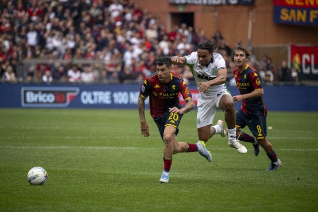 STEFANO SABELLI during Genoa CFC vs US Sassuolo, Italian soccer Serie A match in Genoa, Italy, April 12 2026  Copyright: xJacopoxCane IPAxSportx xipa-agency.netx xx IPA_73911928 IPA_Agency_IPA73911928