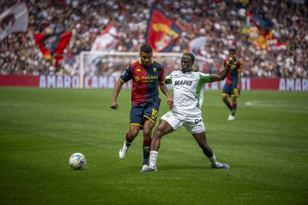 JUNIOR MESSIAS during Genoa CFC vs US Sassuolo, Italian soccer Serie A match in Genoa, Italy, April 12 2026  Copyright: xJacopoxCane IPAxSportx xipa-agency.netx xx IPA_73911951 IPA_Agency_IPA73911951