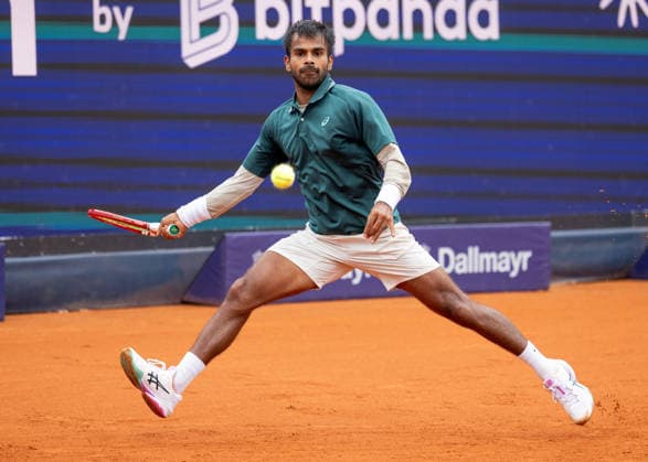 Sumit Nagal IND Tennis BMW Open 2026 ATP 500 MTTC Iphitos Munich Bavaria Germany April 12, 2026 Copyright: xJuergenxHasenkopfx