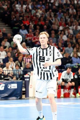 Handball Daikin Handball Bundesliga 2025 2026 Handball Sport Verein Hamburg vs THW Kiel Eric Johansson Kiel , Barclays Arena Hamburg