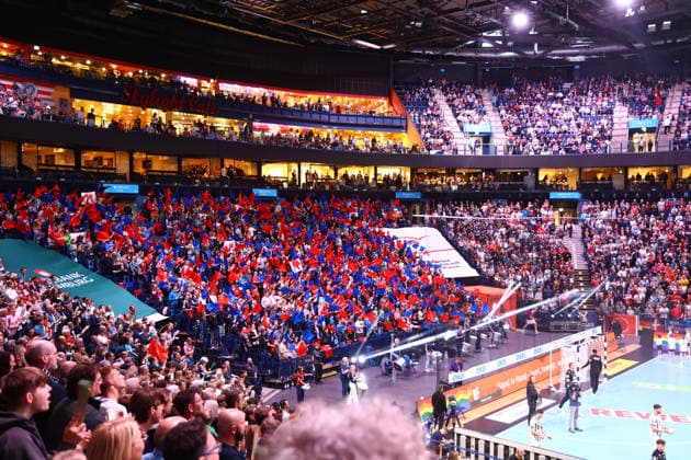 Handball I Men I Season 2025 2026 I Bundesliga I 28 Matchday I HSV Hamburg THW Kiel I 12 04 2026 Full Barclays Arena Hamburg Barclaycard Arena Hamburg Germany Copyright: xLobeca RalfxHomburgx