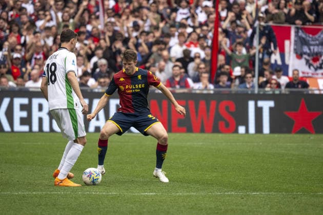 CALCIO - Serie A - Genoa CFC vs US Sassuolo MATIC MORTEN FRENDRUP during Genoa CFC vs US Sassuolo, Italian soccer Serie A match in Genoa, Italy, April 12 2026 Genoa Italy  Copyright: xIPAxSport ABACAx