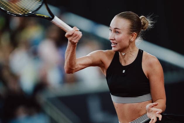 TENNIS - WTA, Tennis Damen Upper Austria Ladies Linz LINZ,AUSTRIA,12.APR.26 - TENNIS - WTA Tour, Upper Austria Ladies Linz. Image shows Anastasia Potapova (AUT).  GEPAxpictures xAlexanderxSolc
