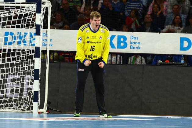 Handball I Men I Season 2025 2026 I Bundesliga I 28 Matchday I HSV Hamburg THW Kiel I 12 04 2026 Robin Haug 16, HSV Hamburg Hamburg Barclaycard Arena Hamburg Germany Copyright: xLobeca RalfxHomburgx