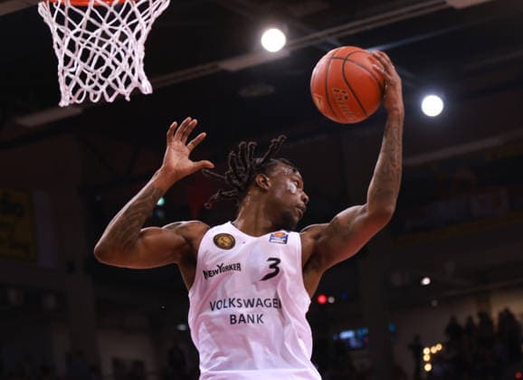 Josh Hawley Braunschweig , Bonn, Germany, 12 04 2026, Basketball Bundesliga, Matchday 29, Telekom Baskets Bonn vs Basketball Löwen Braunschweig