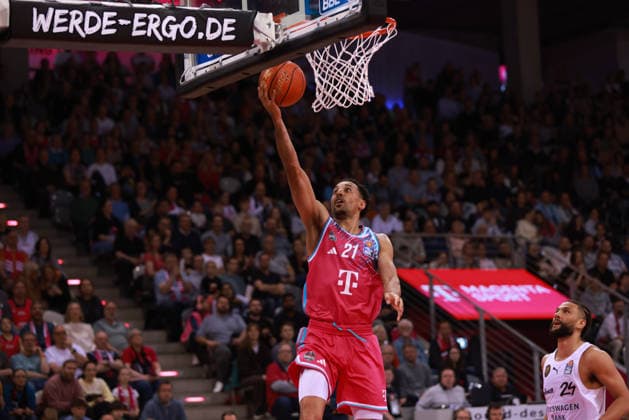 Joel Aminu Bonn , Bonn, Germany, 12 04 2026, Basketball Bundesliga, Matchday 29, Telekom Baskets Bonn vs Basketball Löwen Braunschweig