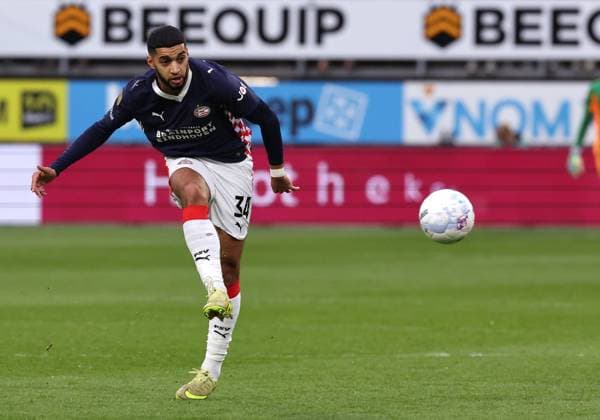 ROTTERDAM - PSV player Ismael Saibari during the Dutch Eredivisie match between Sparta and PSV at Het Kasteel on April 11, 2026 in Rotterdam, the Netherlands. (Photo by DeFodi Images) - *** ROTTERDAM PSV player Ismael Saibari during the Dutch Eredivisie match between Sparta and PSV at Het Kasteel on April 11, 2026 in Rotterdam, the Netherlands Photo by DeFodi Images