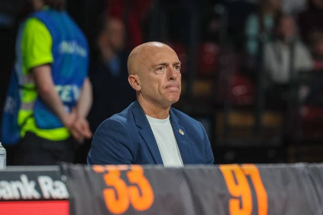 Rodrigo Pastore Niners Chemnitz, Head Coach , GER, FC Bayern Basketball vs Niners Chemnitz, Basketball, easycredit Basketball Bundesliga, 29 Matchday, Season 2025 2026, 12 04 2026, GER, FC Bayern Basketball vs Niners Chemnitz, Basketball, easycredit Basketball Bundesliga, 29 Matchday, Season 2025 2026, 12 04 2026 Muenchen Copyright: xEibner-Pressefoto JennixMaulx EP_JML