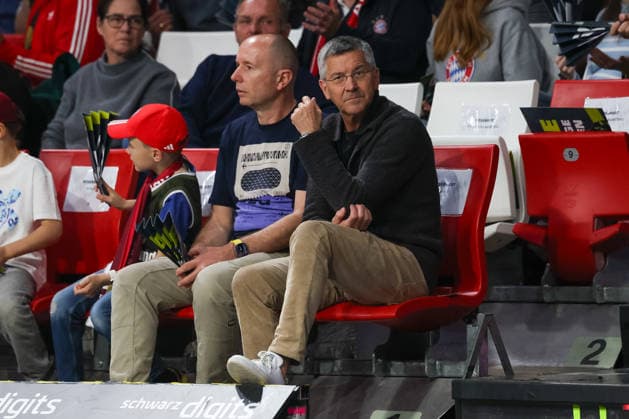 Herbert Hainer FC Bayern Muenchen, President , GER, FC Bayern Basketball vs Niners Chemnitz, Basketball, easycredit Basketball Bundesliga, 29 Matchday, Season 2025 2026, 12 04 2026, GER, FC Bayern Basketball vs Niners Chemnitz, Basketball, easycredit Basketball Bundesliga, 29 Matchday, Season 2025 2026, 12 04 2026 Muenchen Copyright: xEibner-Pressefoto JennixMaulx EP_JML