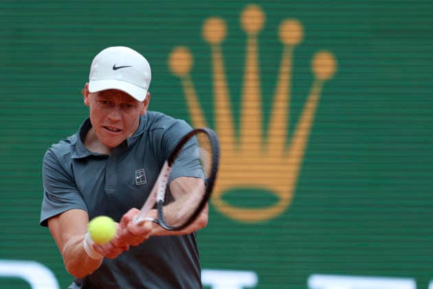 Rolex Monte-Carlo Masters - Day Eight Jannik Sinner of Italy plays a backhand during his Final match against Carlos Alcaraz of Spain on day Eight of the Rolex Monte-Carlo Masters at Monte-Carlo Country Club on April 12, 2026 in Monte-Carlo, Monaco. Monaco Monte-Carlo Country Club Monte_Carlo Monaco Copyright: xAllstarxPicturexLibraryxLtdx