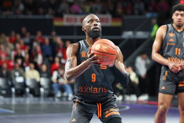 John Newman III Niners Chemnitz, 09 , GER, FC Bayern Basketball vs Niners Chemnitz, Basketball, easycredit Basketball Bundesliga, 29 Matchday, Season 2025 2026, 12 04 2026, GER, FC Bayern Basketball vs Niners Chemnitz, Basketball, easycredit Basketball Bundesliga, 29 Matchday, Season 2025 2026, 12 04 2026 Muenchen Copyright: xEibner-Pressefoto JennixMaulx EP_JML