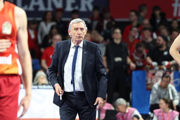 Svetislav Pesic FC Bayern Basketball, Head Coach , GER, FC Bayern Basketball vs Niners Chemnitz, Basketball, easycredit Basketball Bundesliga, 29 Matchday, Season 2025 2026, 12 04 2026, GER, FC Bayern Basketball vs Niners Chemnitz, Basketball, easycredit Basketball Bundesliga, 29 Matchday, Season 2025 2026, 12 04 2026 Muenchen Copyright: xEibner-Pressefoto JennixMaulx EP_JML